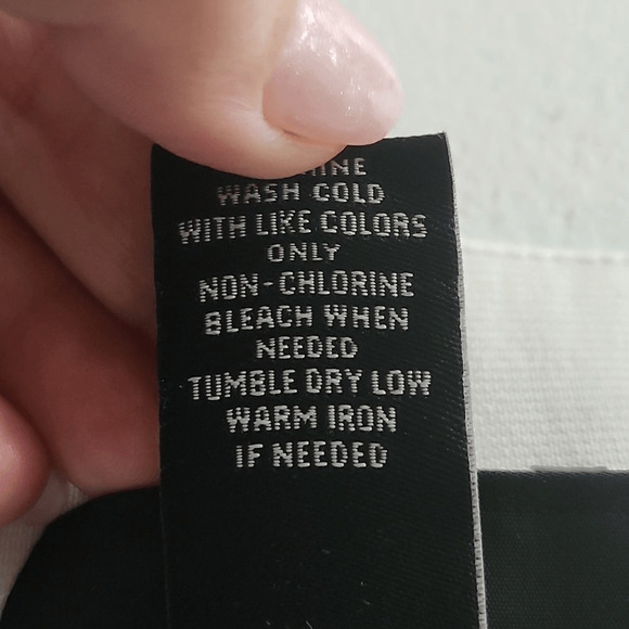 Lane Bryant Blue and White Vertical Stripe Lena Cropped Pants Size 18 (3066) - Picture 5 of 6